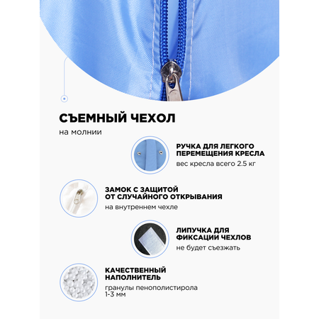 Кресло-мешок DreamBag XL Голубое