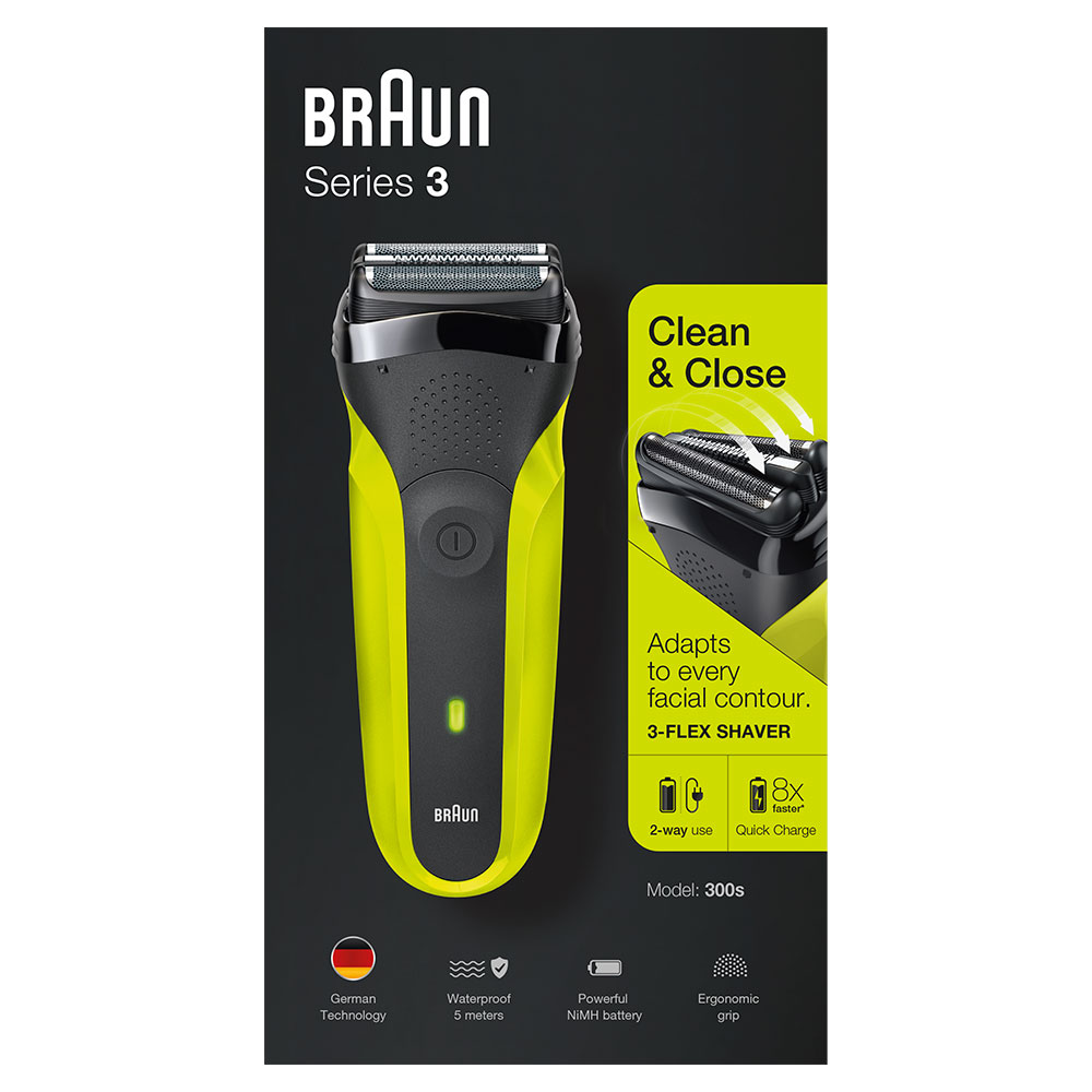 Электробритва Braun Series 3 300s Green - фото 6