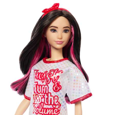 Кукла Arnetta Mattel Barbie Стиль в платье-футболке HRH12