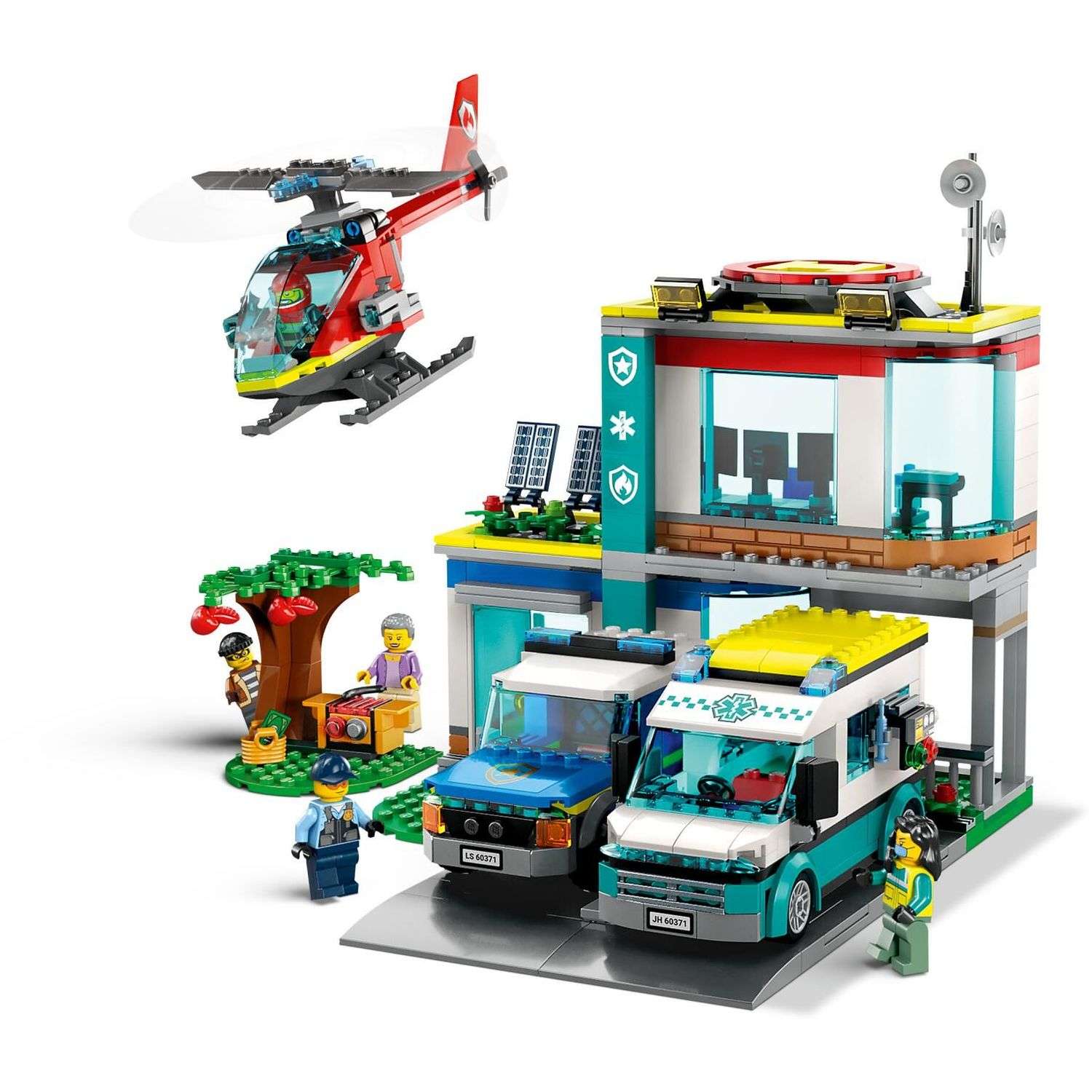 Конструктор LEGO City Штаб аварийных транспортных средств 60371 - фото 4
