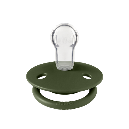 Соска-пустышка BIBS De Lux Silicone Hunter Green 0+ месяцев