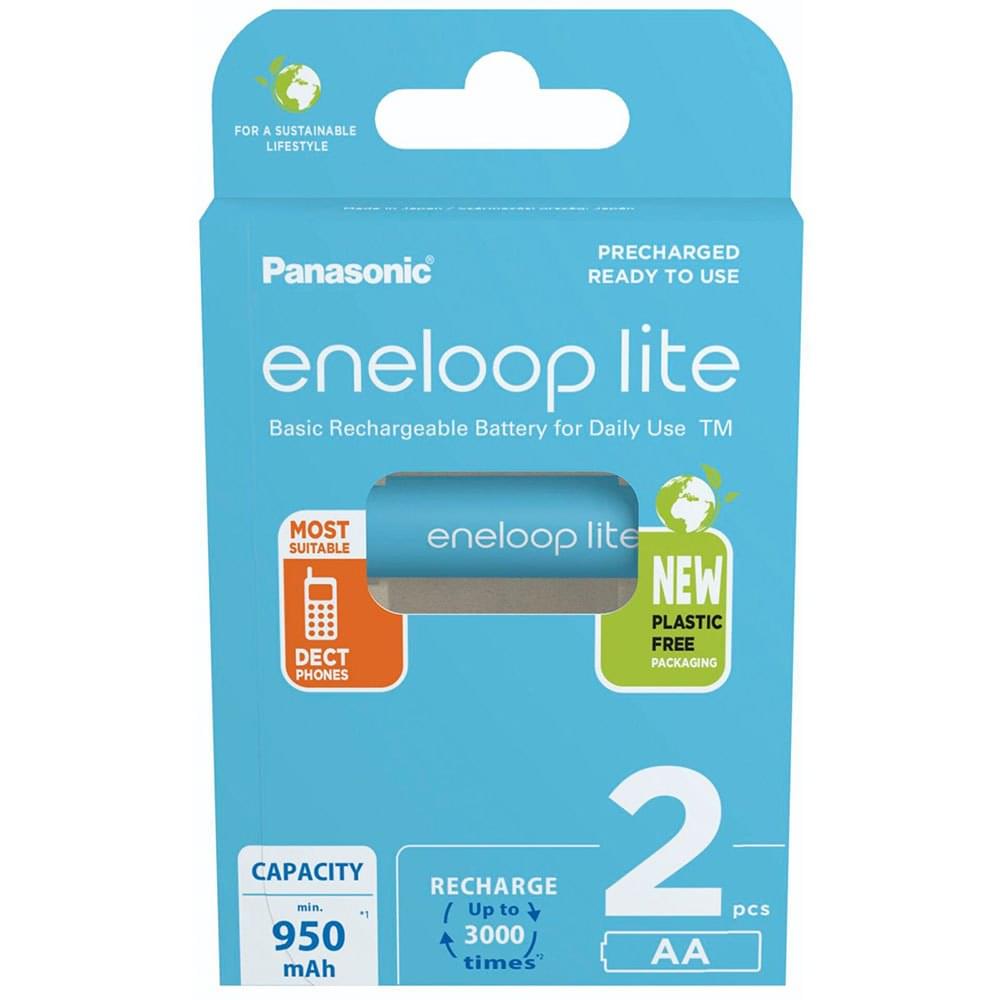 Aккумуляторы Panasonic eneloop Lite AA 950mAh 2шт BK-3LCCE/2BE - фото 3