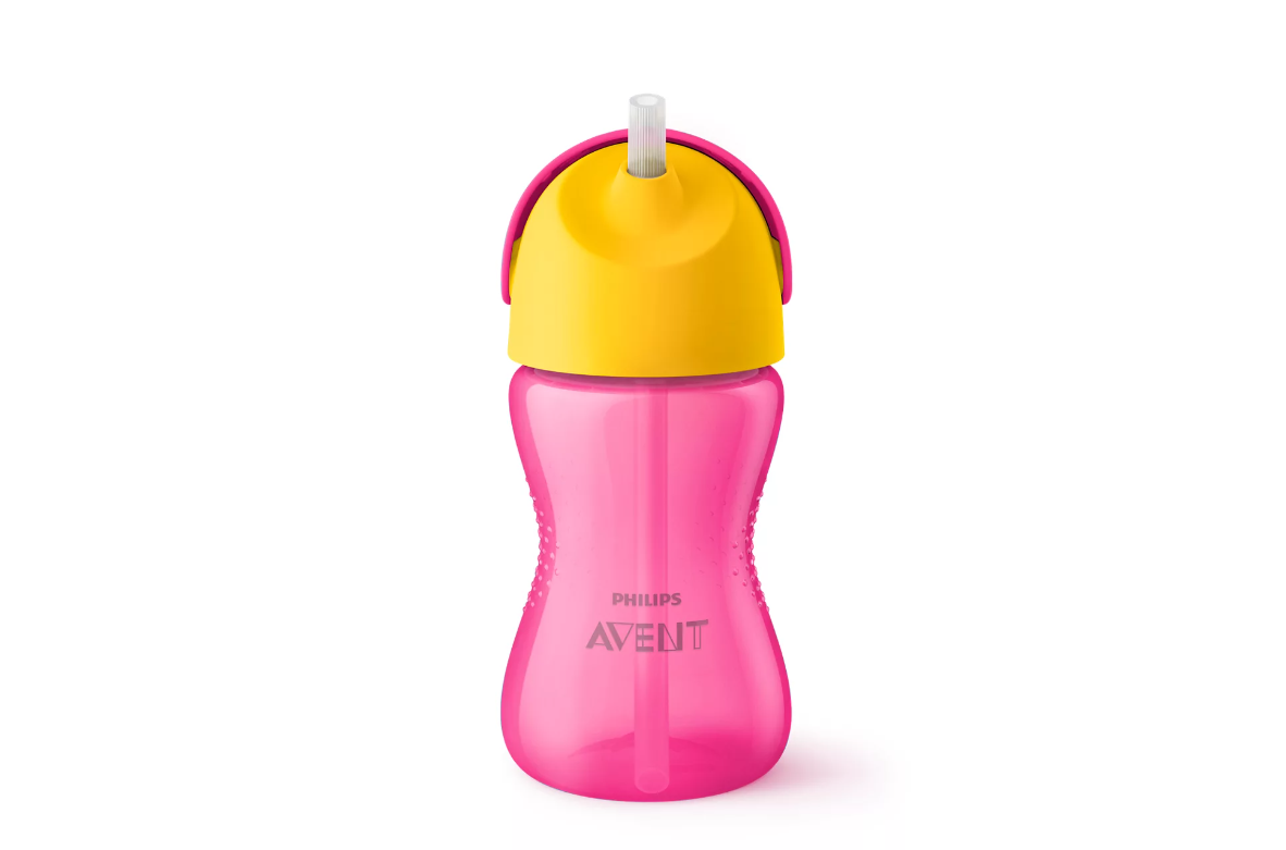 Чашка с трубочкой Philips Avent SCF798/02 300мл розовый - фото 1