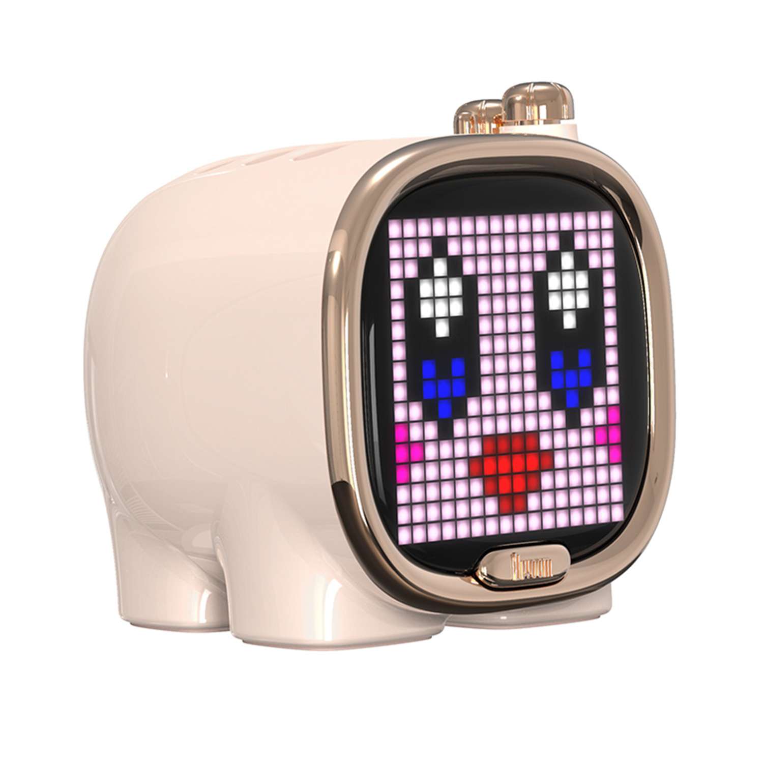 Беспроводная колонка DIVOOM портативная Zooe розовая с пиксельным LED-дисплеем - фото 2