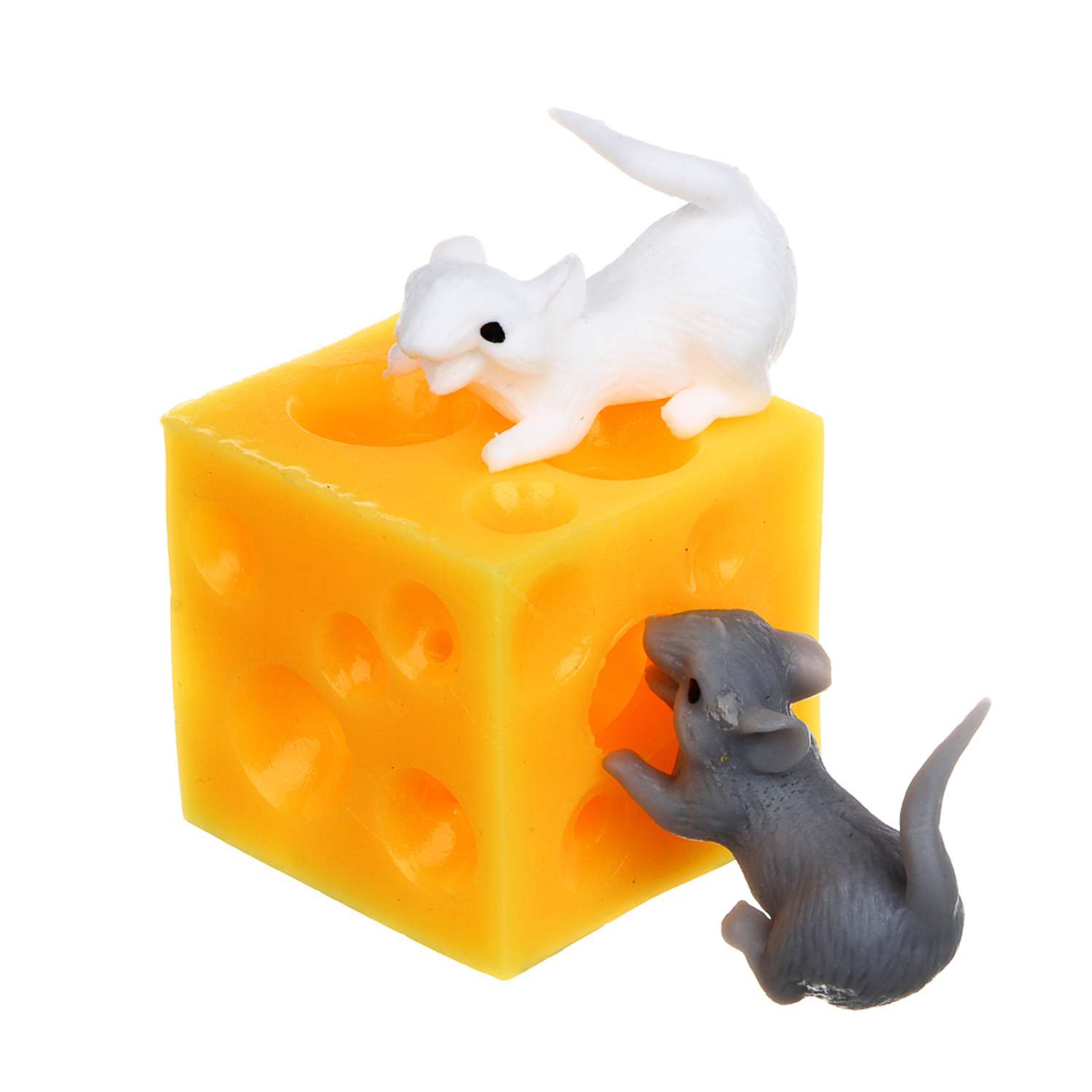 Игрушка антистресс Игроленд Мышки в сыре - фото 3