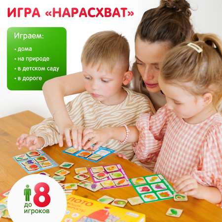 Настольная игра Alatoys Лото Фрукты-Овощи