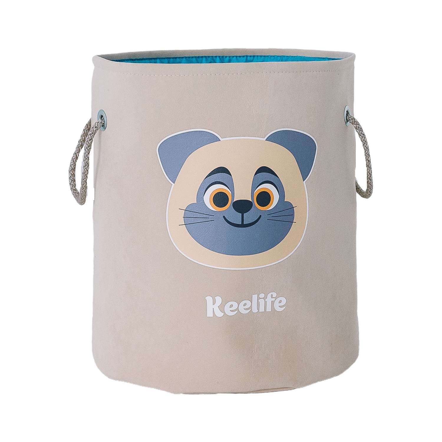 Корзина для игрушек Keelife Собачка бежевый-голубой - фото 1