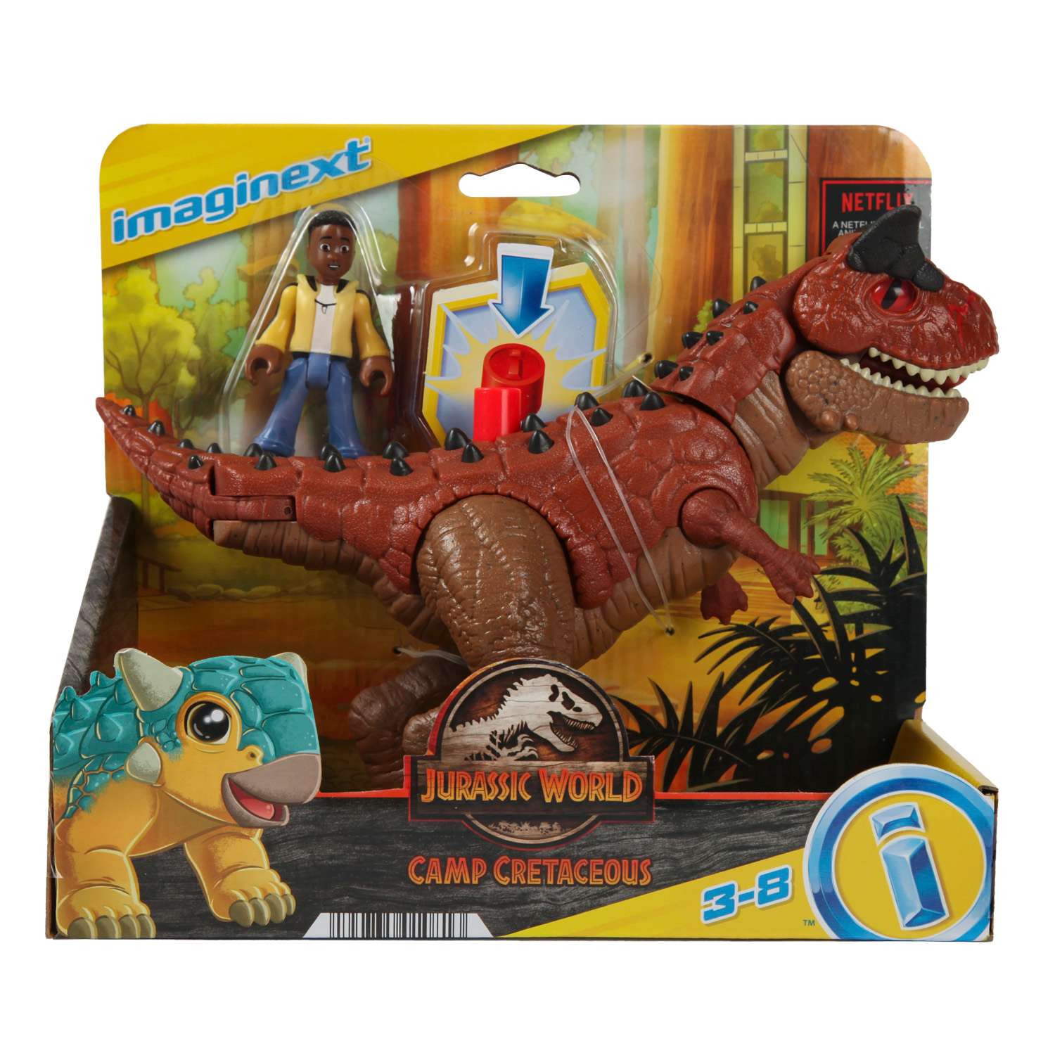 Фигурка Imaginext Jurassic World Карнотавр Торо и Дариус - фото 2