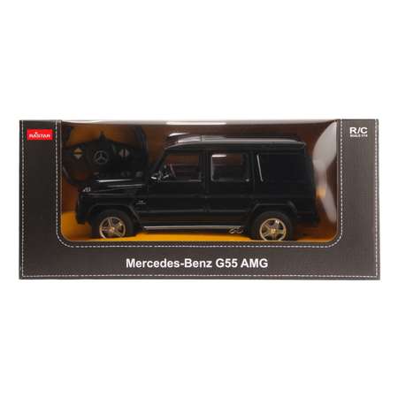 Машина Rastar РУ 1:14 Mercedes-Benz G55 Черная 30400