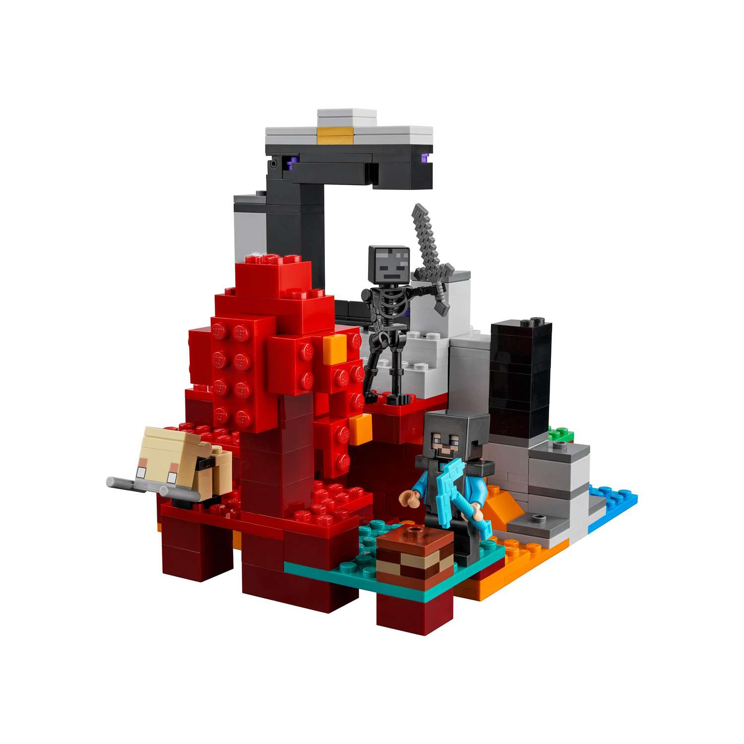 Конструктор детский LEGO Minecraft Разрушенный портал 21172 - фото 5