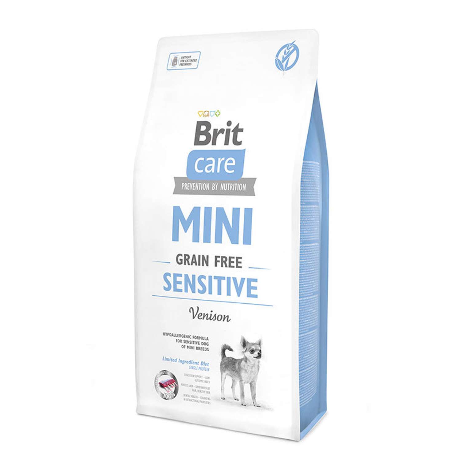 Корм для собак Brit Care 7кг для мини пород с чувствительным пищеварением сухой - фото 1