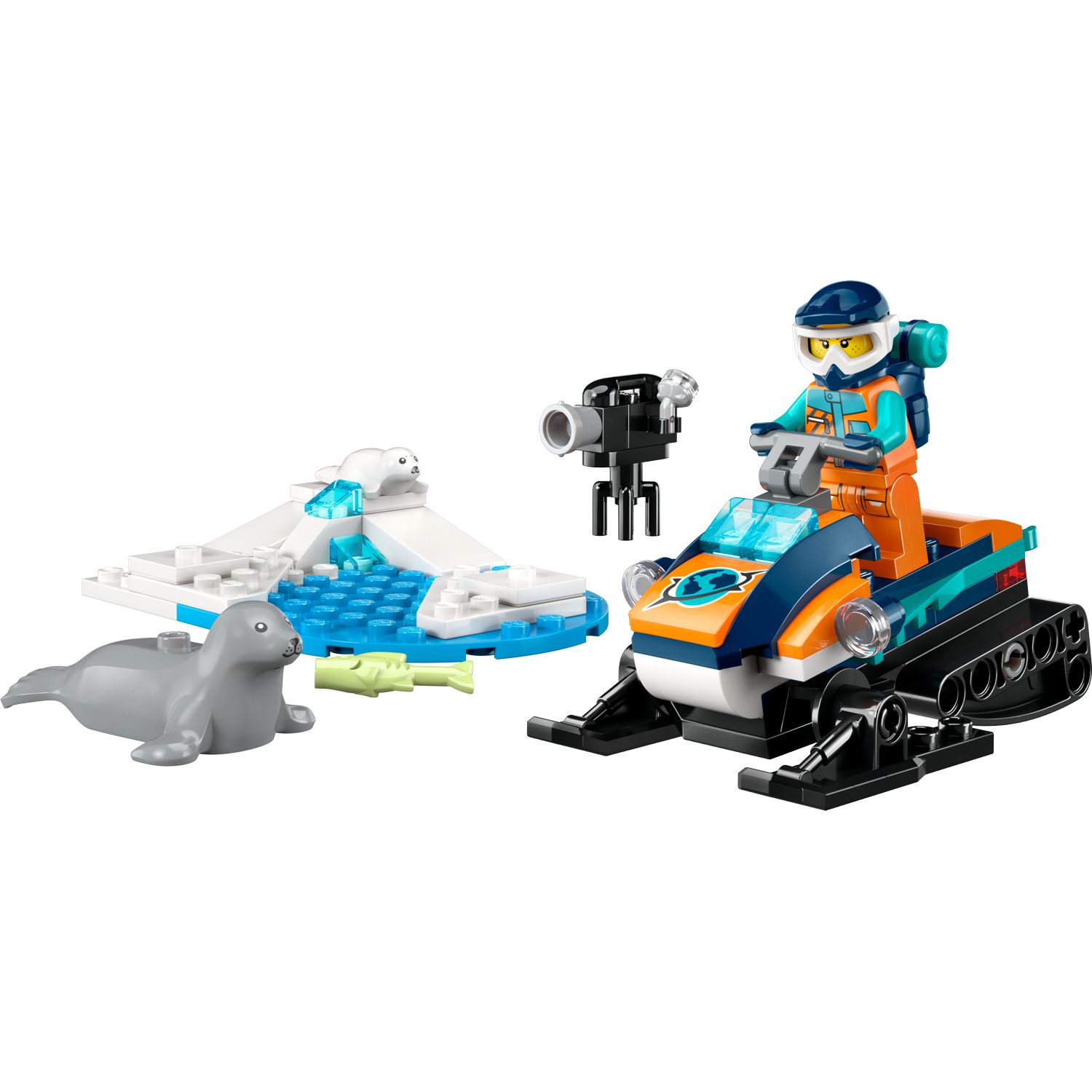 Конструктор LEGO City Arctic Explorer Snowmobile 60376 - фото 2