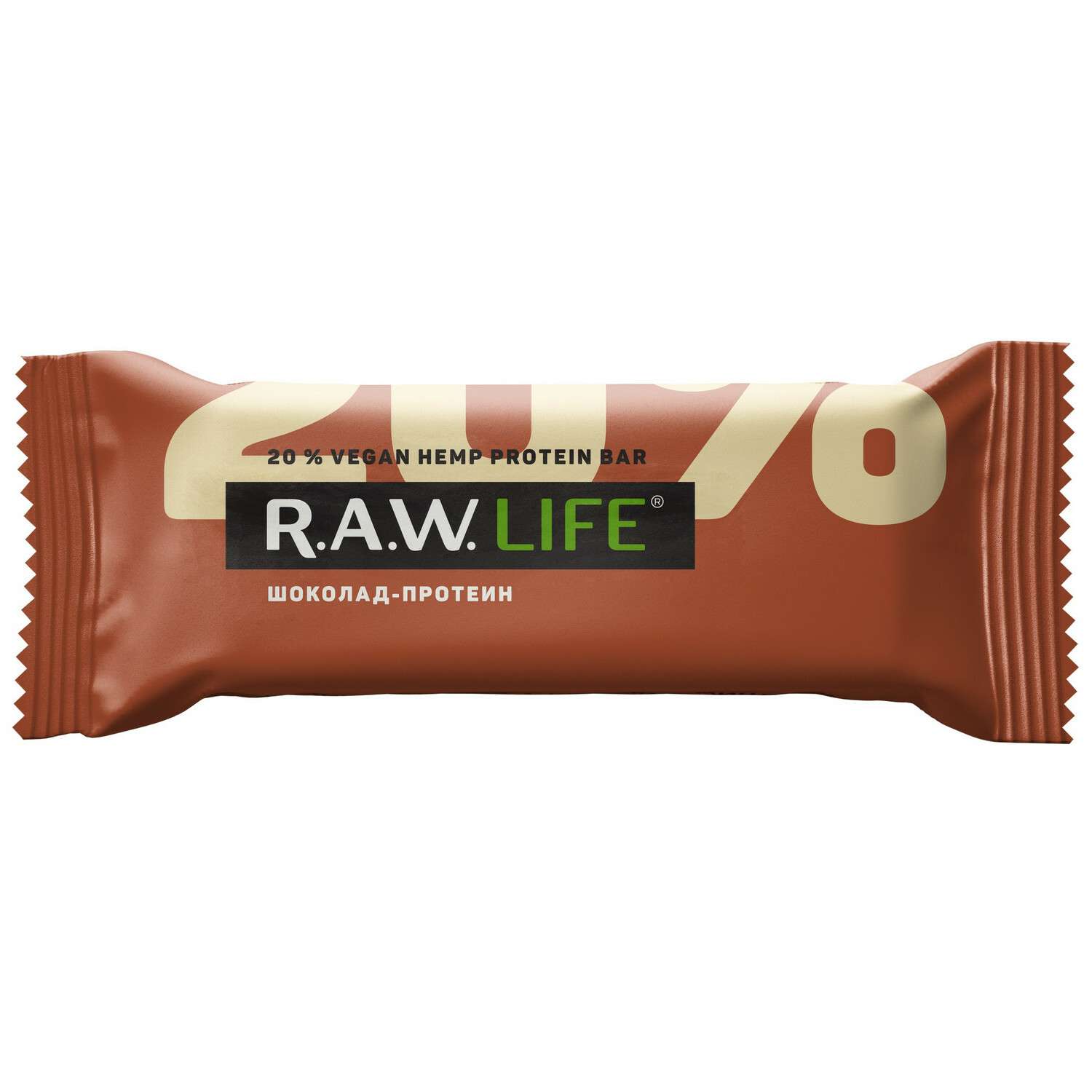 Батончик R.A.W.LIFE орехово-фруктовый шоколад-протеин 50г - фото 1