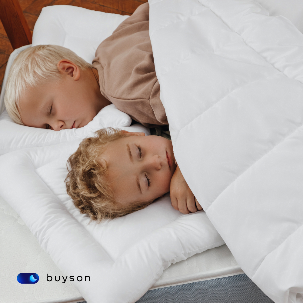 Одеяло buyson BuySweet 140х105 см с наполнителем полиэфирное волокно белое - фото 5