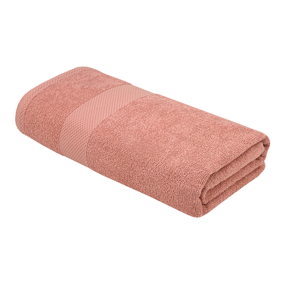 Махровое полотенце Bravo Контур 100х150 розовый - фото 4