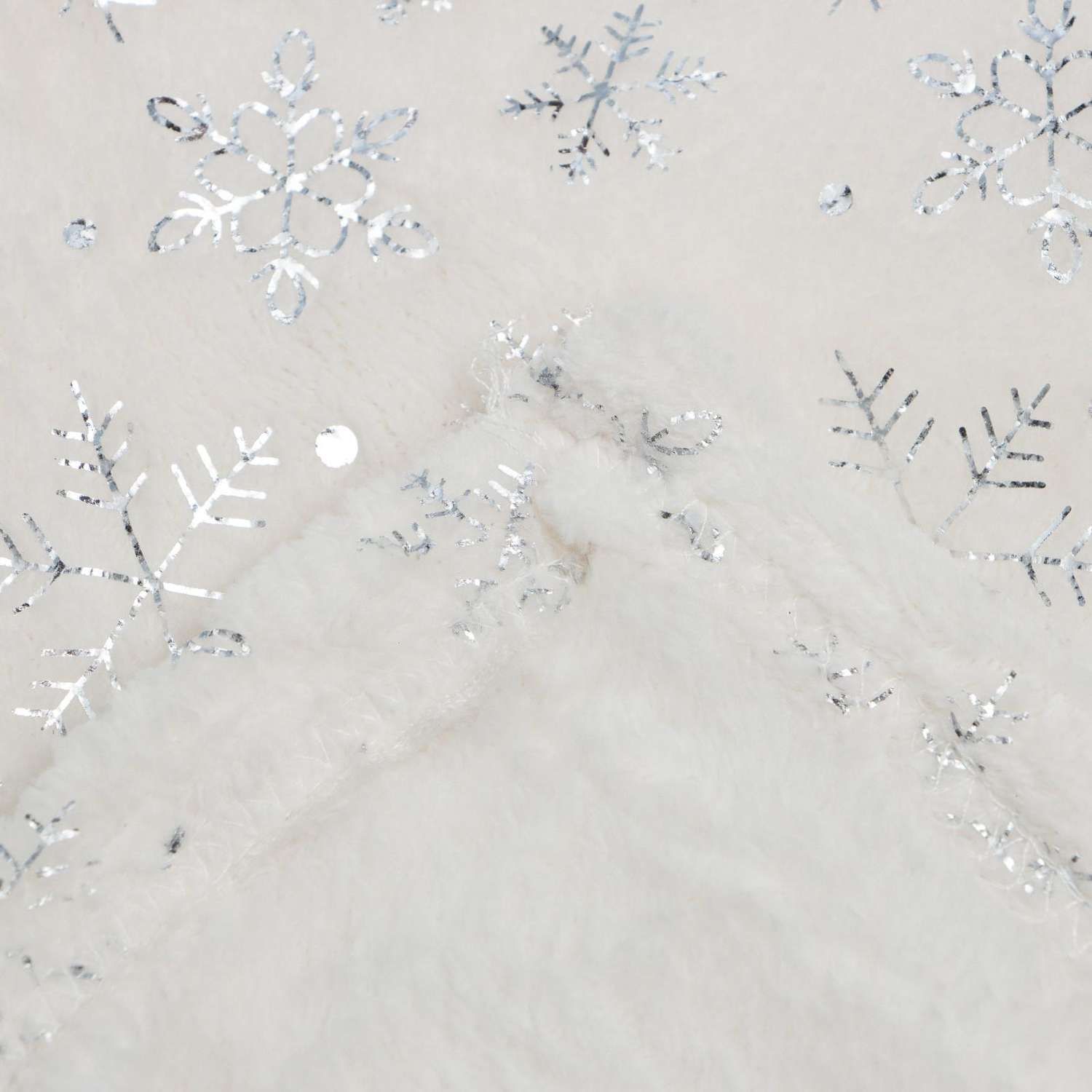 Плед с рукавами Этель Серебряные снежинки 150х200 см - фото 4