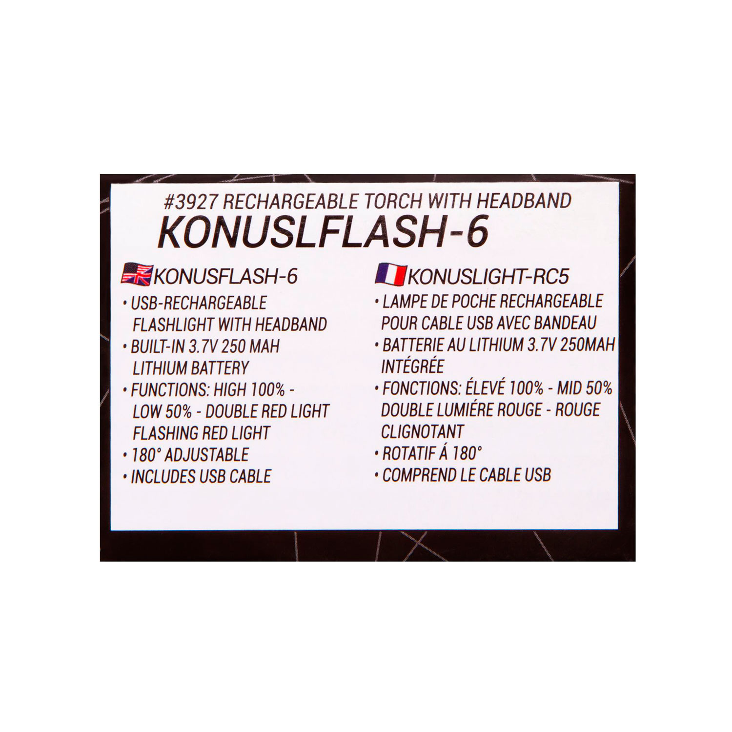 Фонарь налобный Konus Konusflash-6 - фото 10