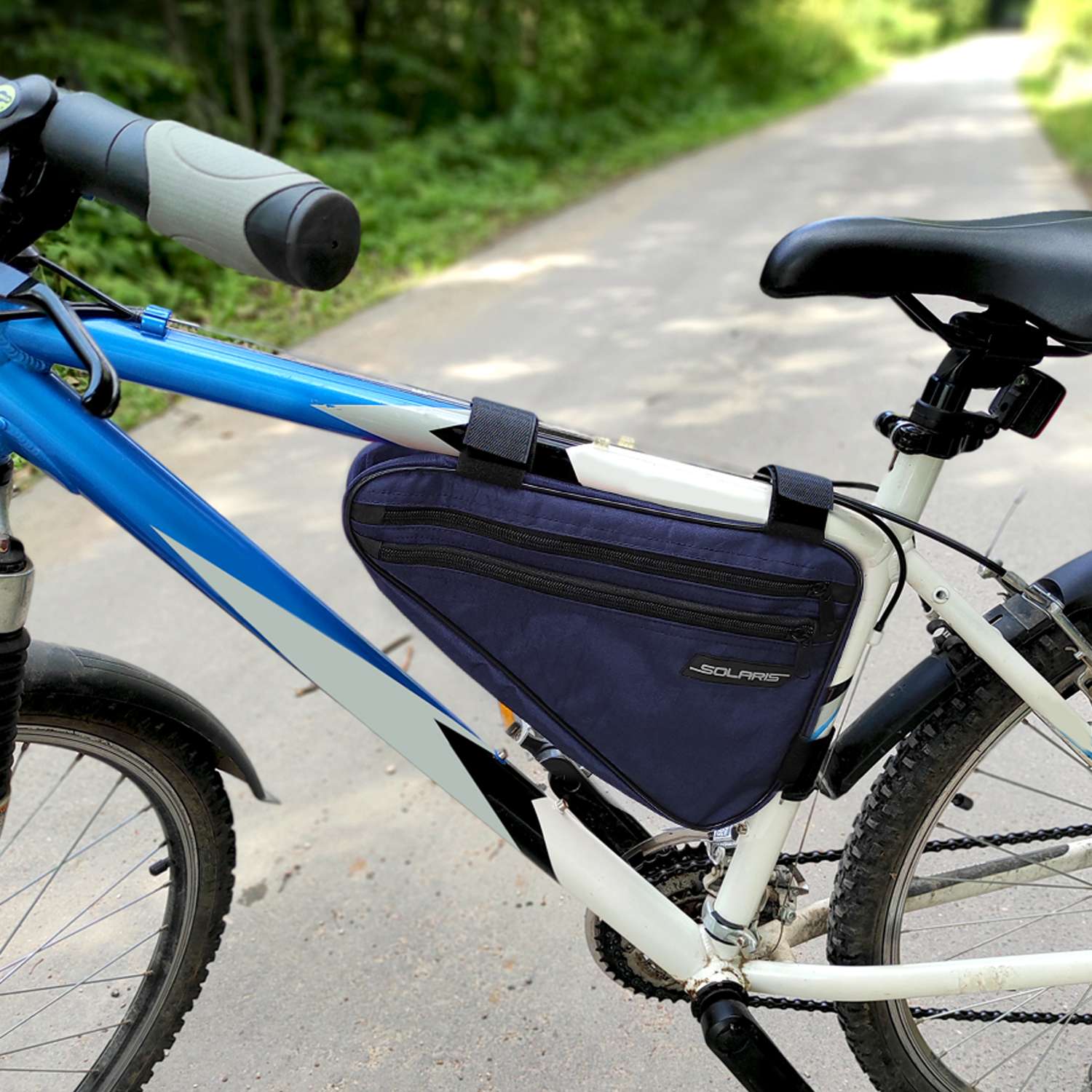Сумка велосипедная Solaris синяя - фото 2
