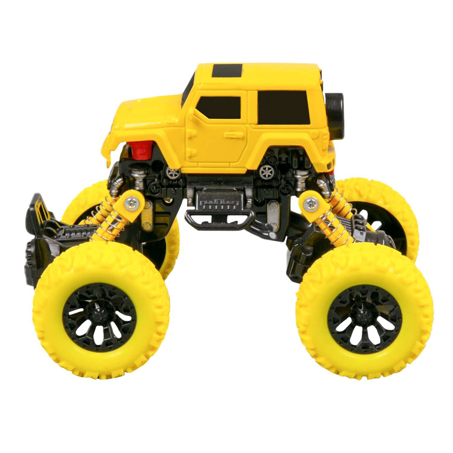 Машинка Funky Toys инерционная Внедорожник Желтая FT97936 FT97936 - фото 2