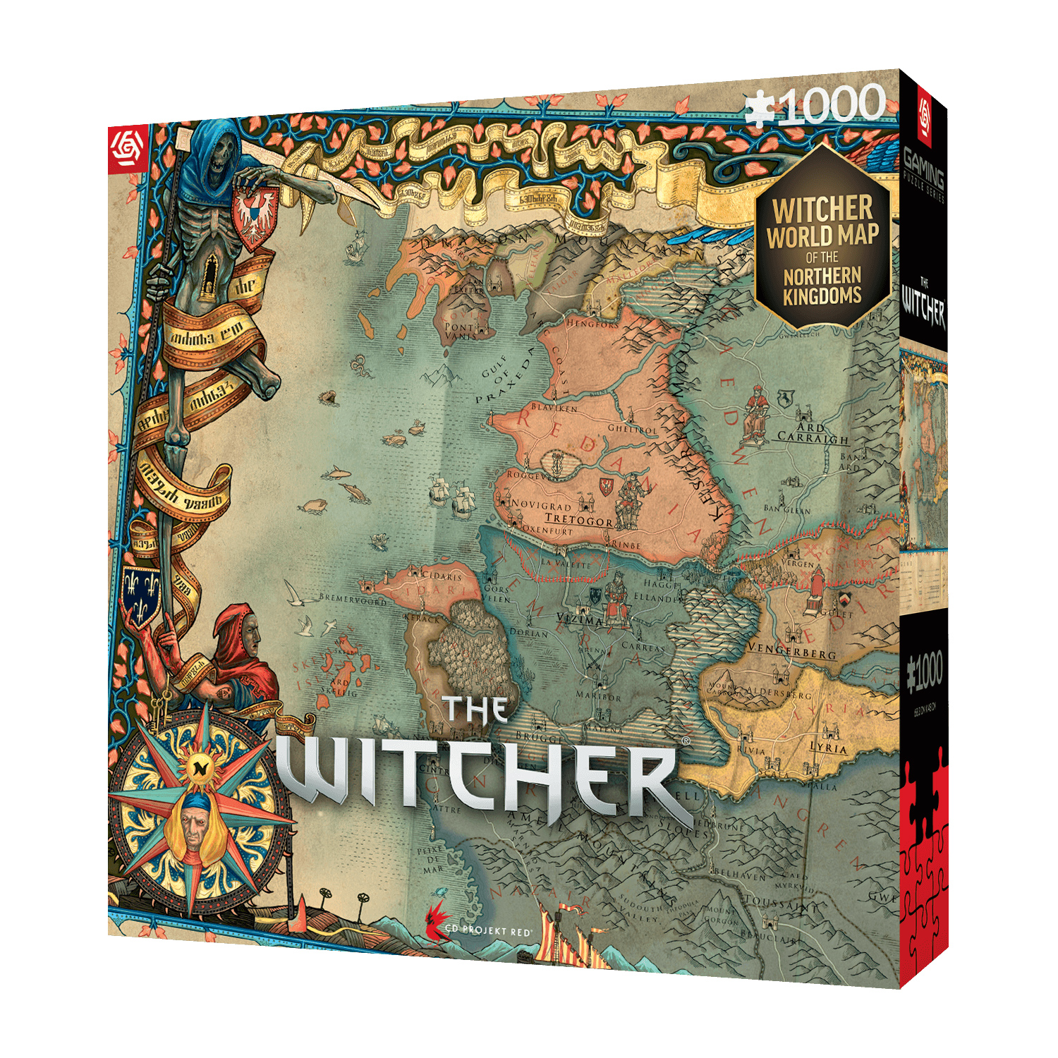 Пазл Good Loot The Witcher 3 The Northern Kingdoms - 1000 элементов Gaming серия - фото 12