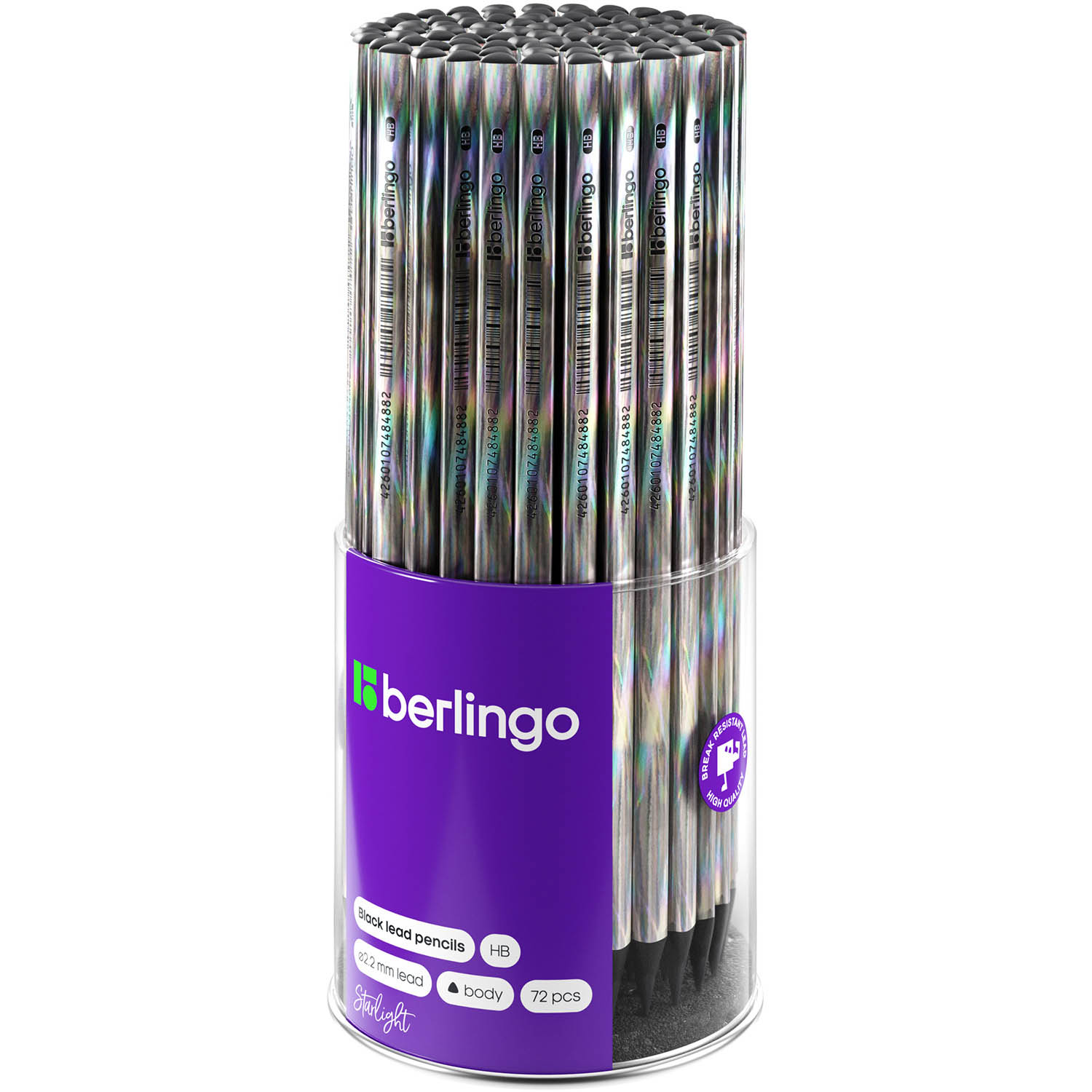 Карандаш чернографитный Berlingo Starlight HB BP01170 - фото 2