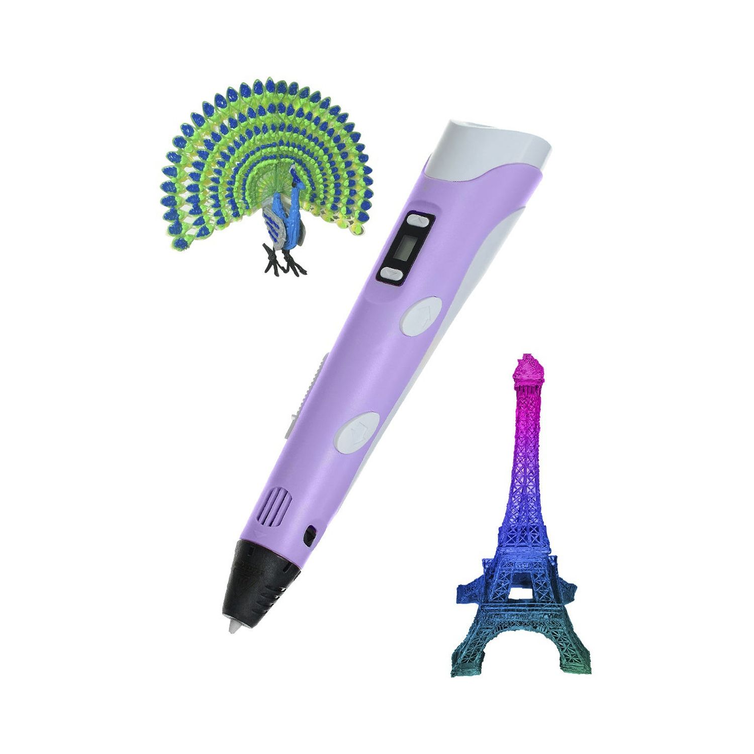3D ручка Rabizy с LCD дисплеем - фото 3