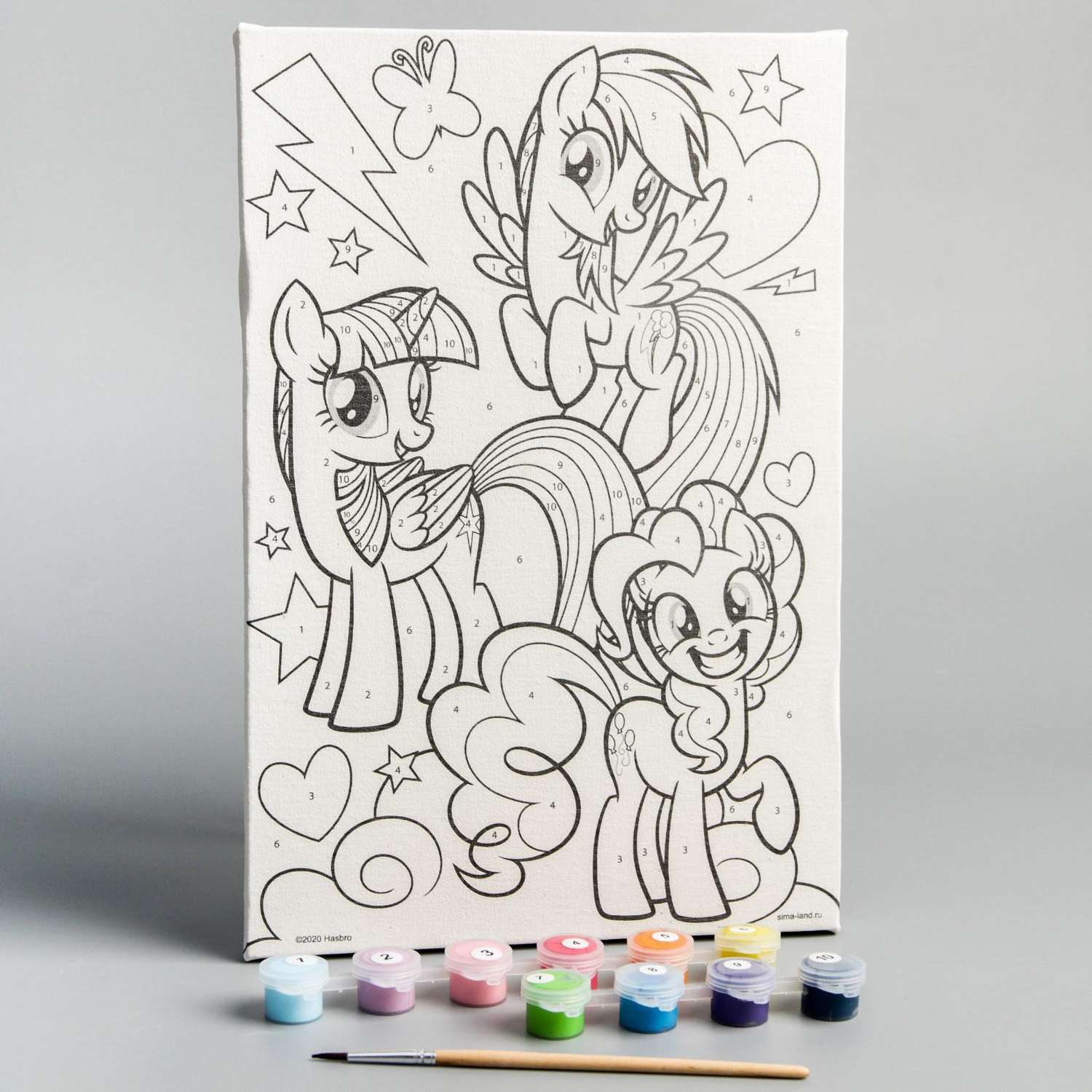 Картина по номерам Hasbro Друзья My Little Pony - фото 2