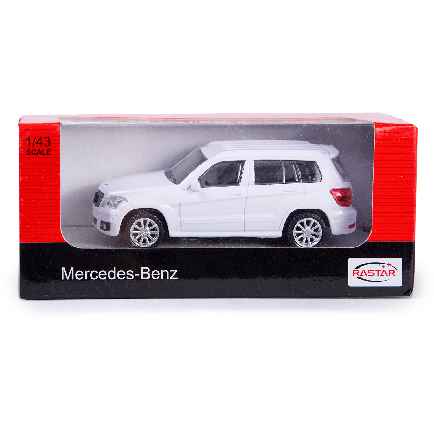 Автомобиль Rastar Mercedes 1:43 белый 33900 - фото 3