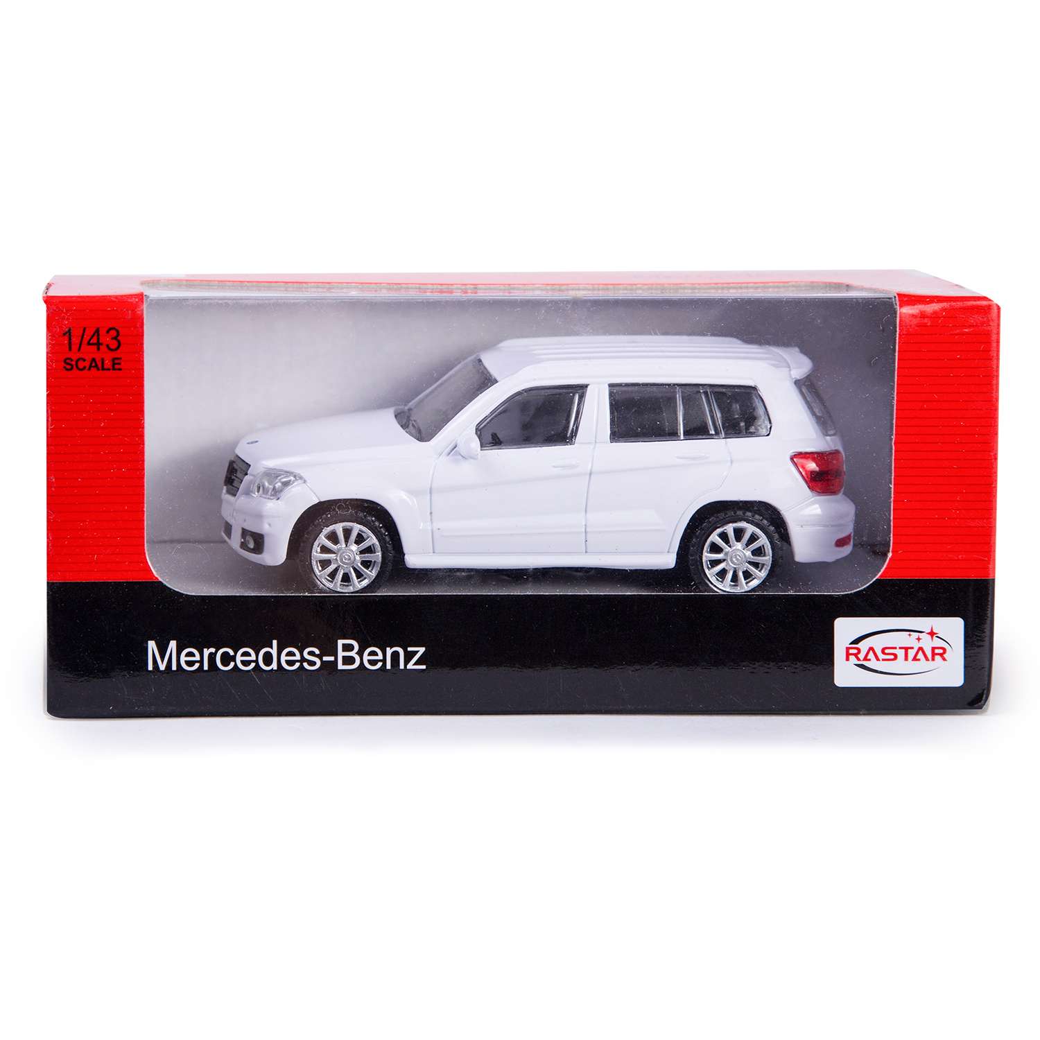 Машинка Rastar Mercedes GLK-CLASS 1:43 Белая 33900 - фото 3