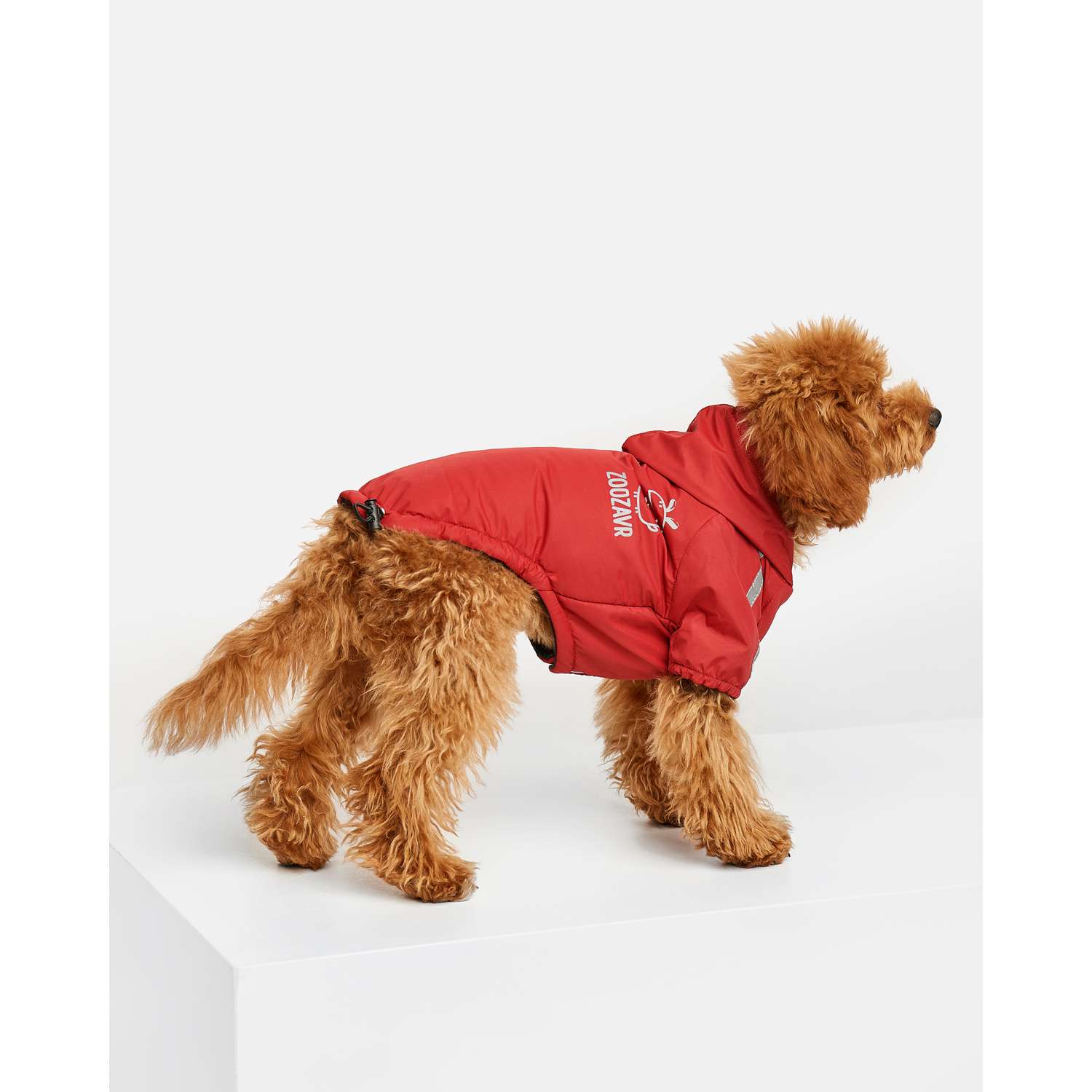 Куртка для собак Зоозавр красная 25 - фото 6