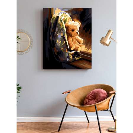 Картина по номерам Art on Canvas холст на деревянном подрамнике 40х50 см Лучший друг