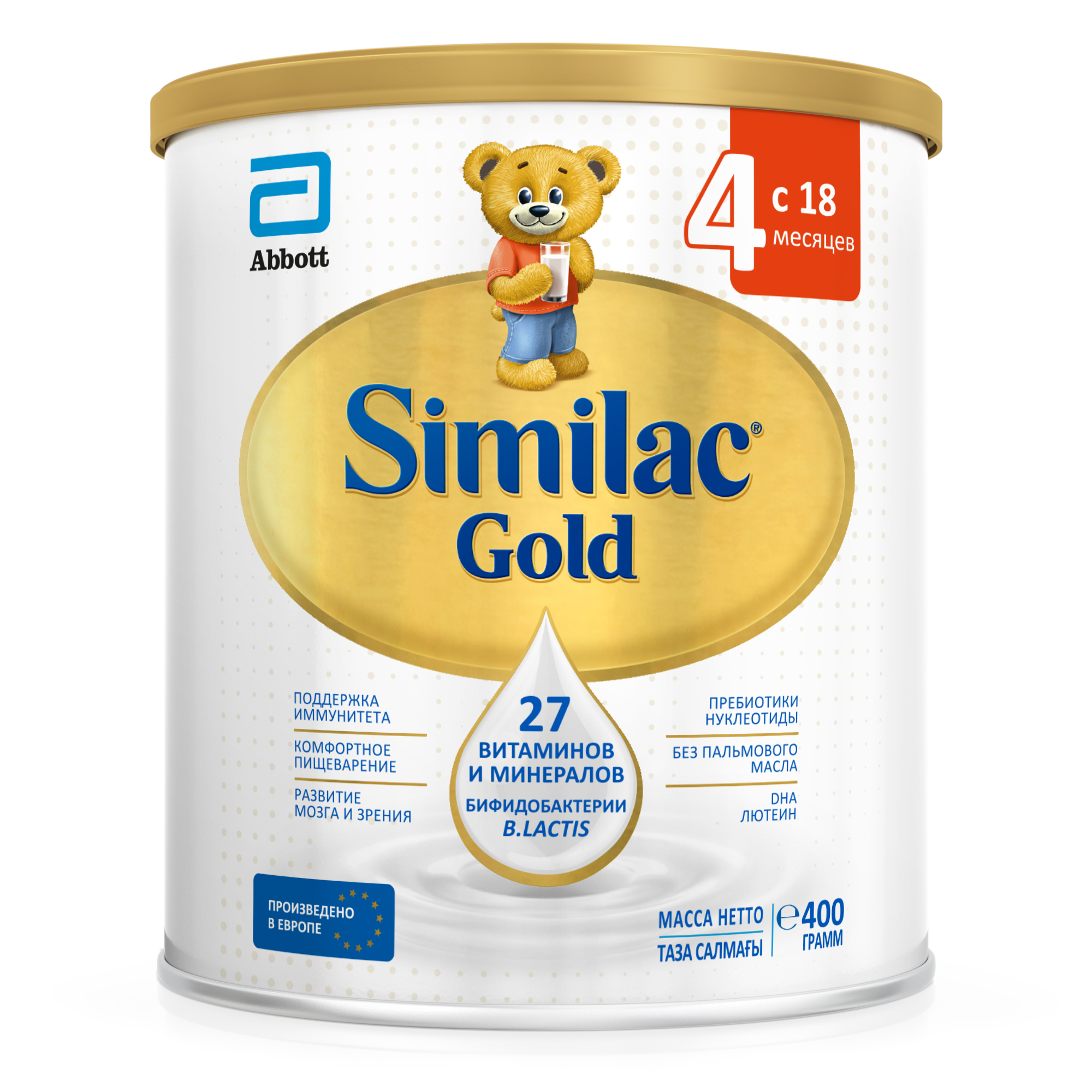 Молочная смесь Similac Gold 4, с 18 мес, 400 г