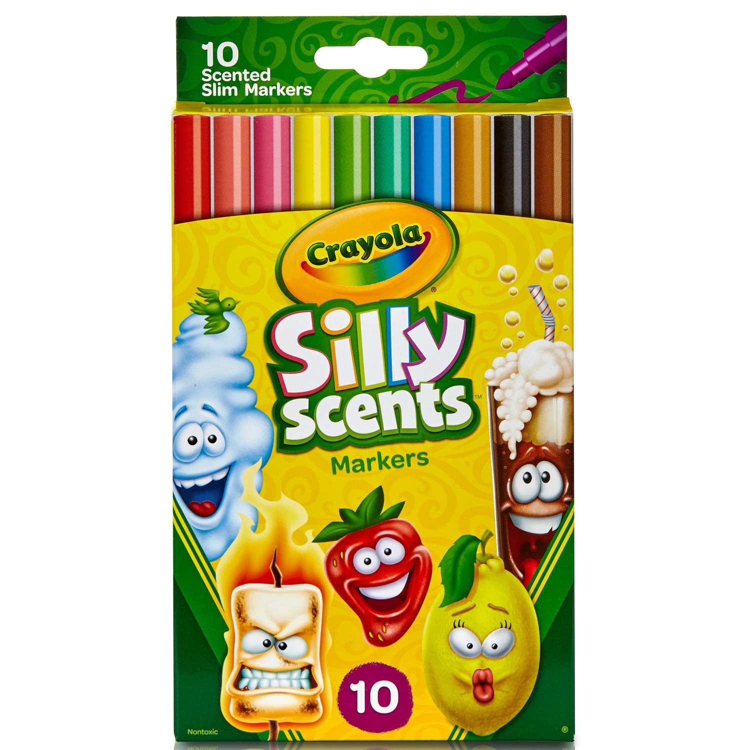 Фломастеры Crayola с тонким пером ароматизированные 10шт - фото 1