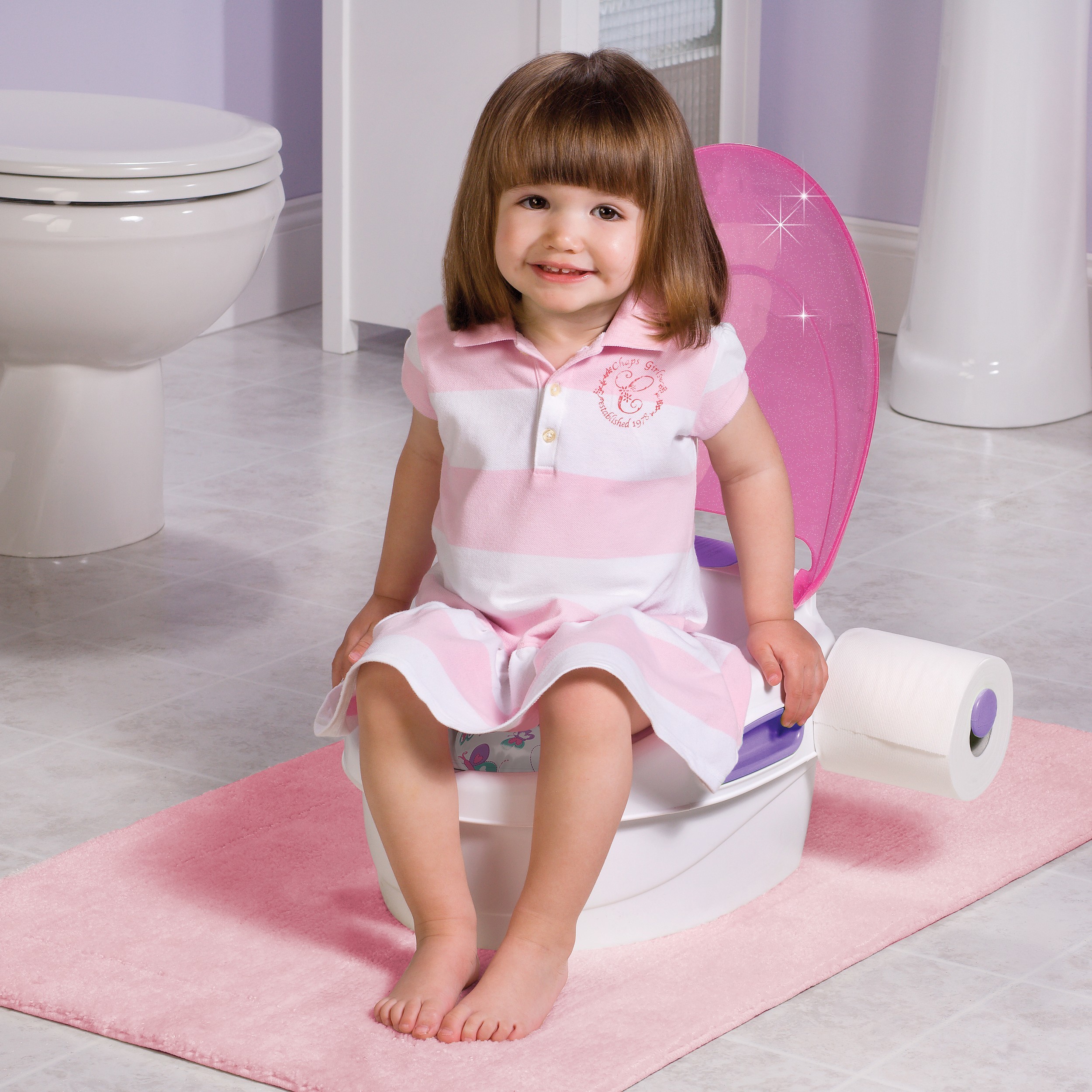 Горшок детский Summer Infant Step-By-Step Potty 3в1 Розовый - фото 13