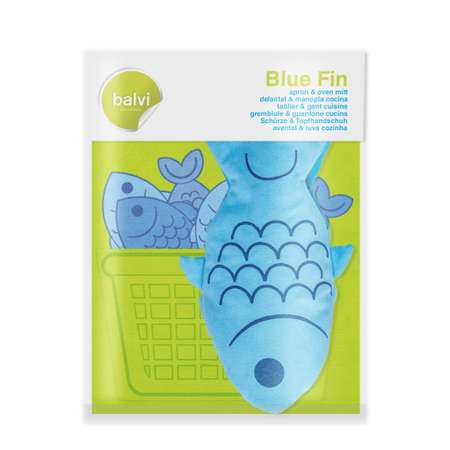 Комплект Balvi Blue Fin фартук и прихватка