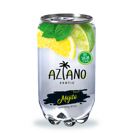 Напиток газированный безалкогольный Aziano Mojito мохито 0.35л