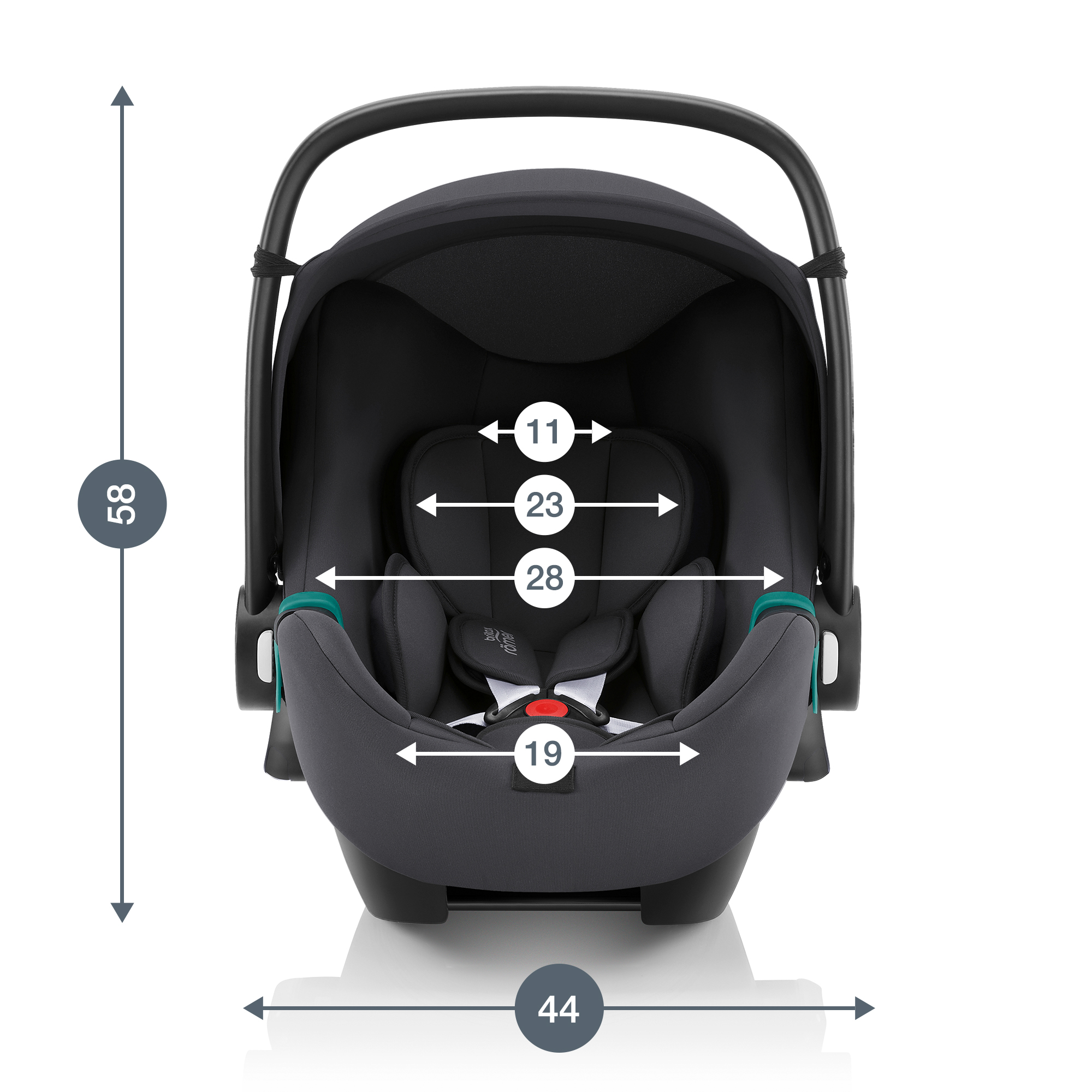 Автокресло Britax Roemer Baby-Safe Midnight Grey 0 (0 -13 кг) - фото 10