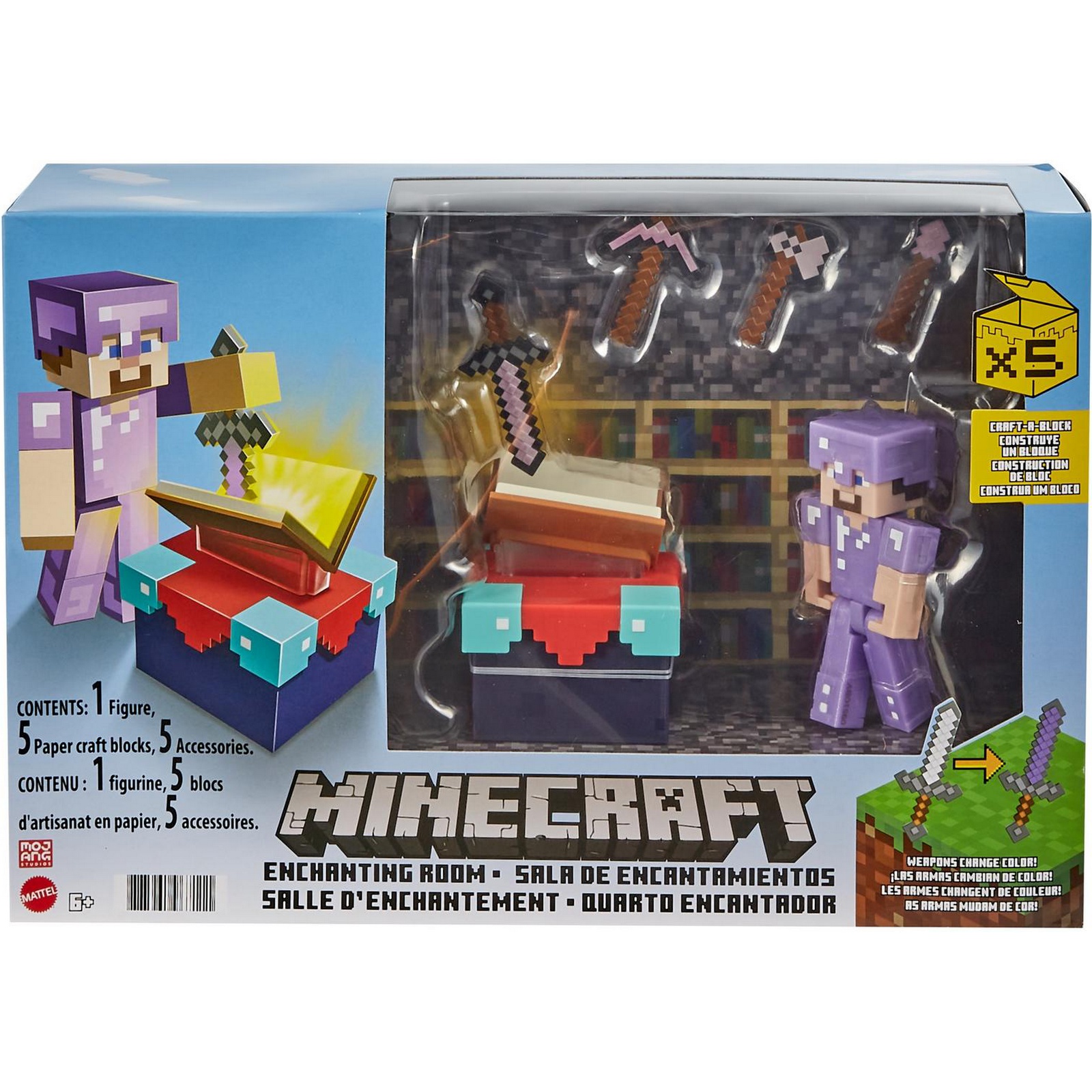 Набор игровой Minecraft Комната для зачарования GYB62 купить по цене 199 ₽  в интернет-магазине Детский мир