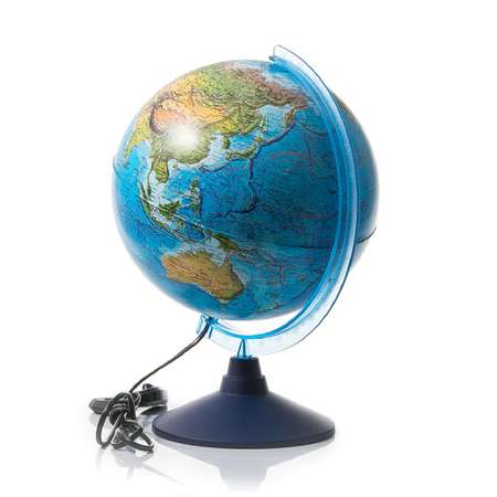 Глобус Globen Земли физический-политический с подсветкой диаметр 25см.