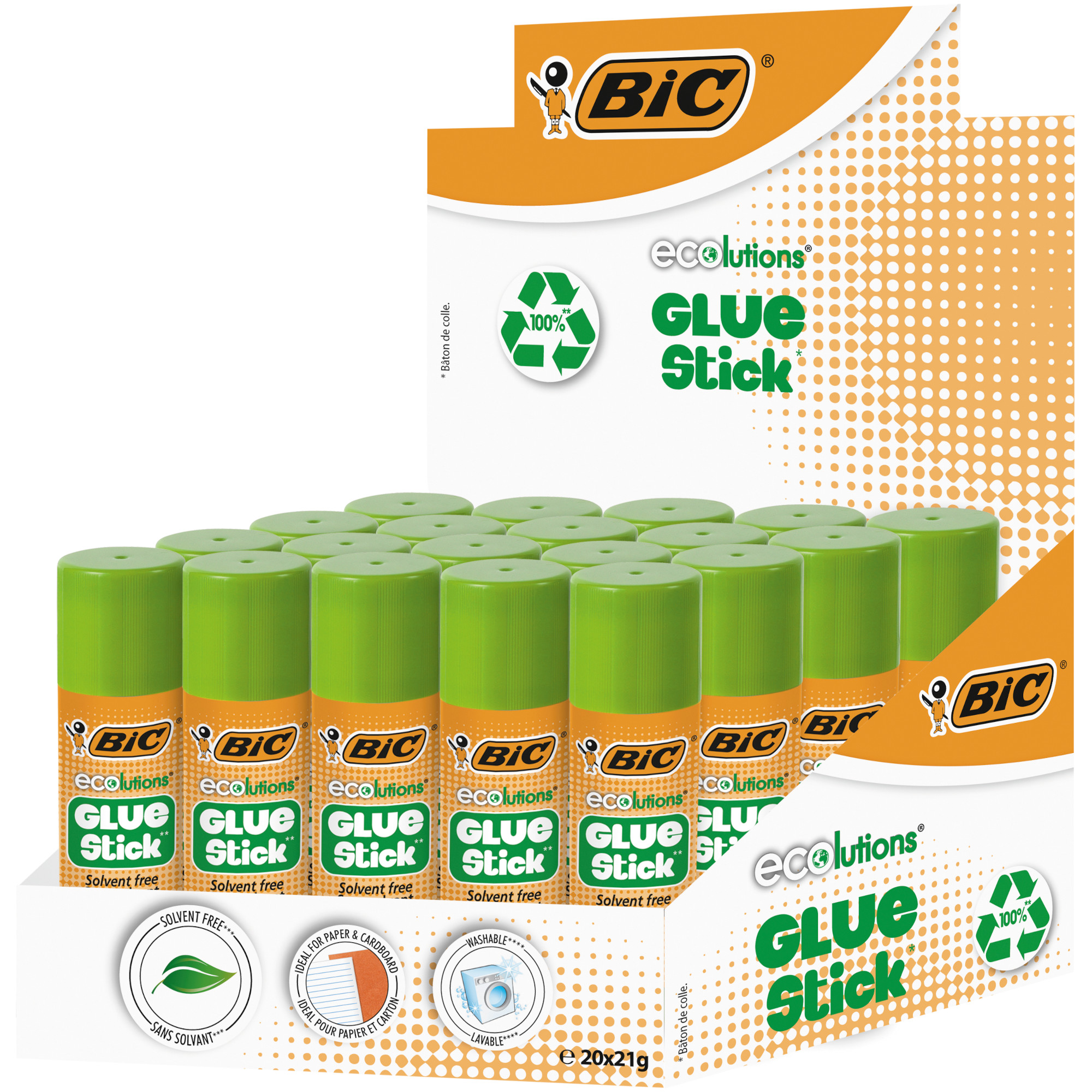 Клей-карандаш BIC ECOlutions 21 г - фото 3