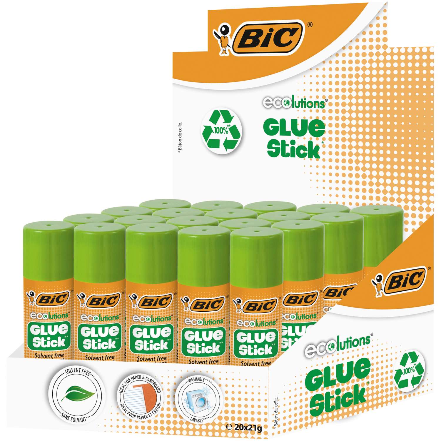 Клей-карандаш BIC ECOlutions 21 г - фото 3