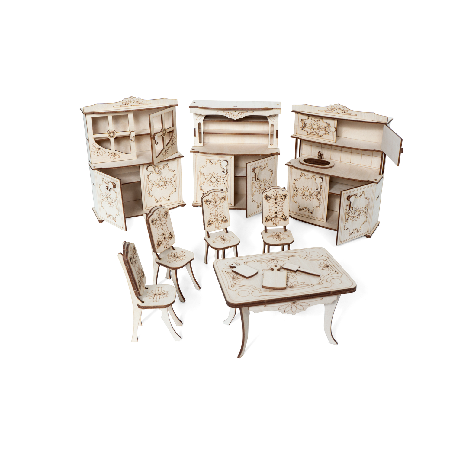 Конструктор 3D Lemmo Набор мебели кухня МЕ-5 - фото 1