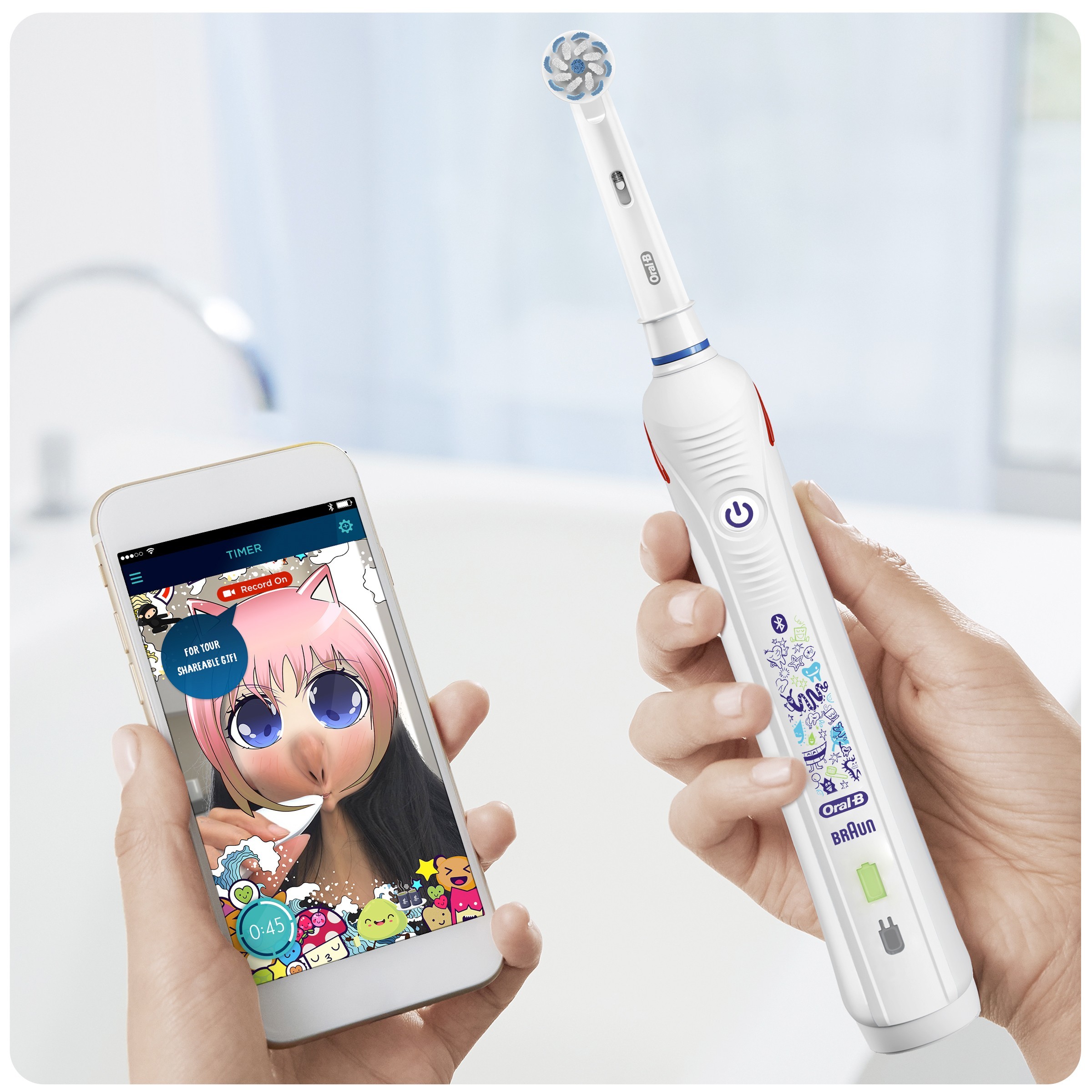 Зубная щетка Oral-B Junior Smart с 6лет 80324593 - фото 10