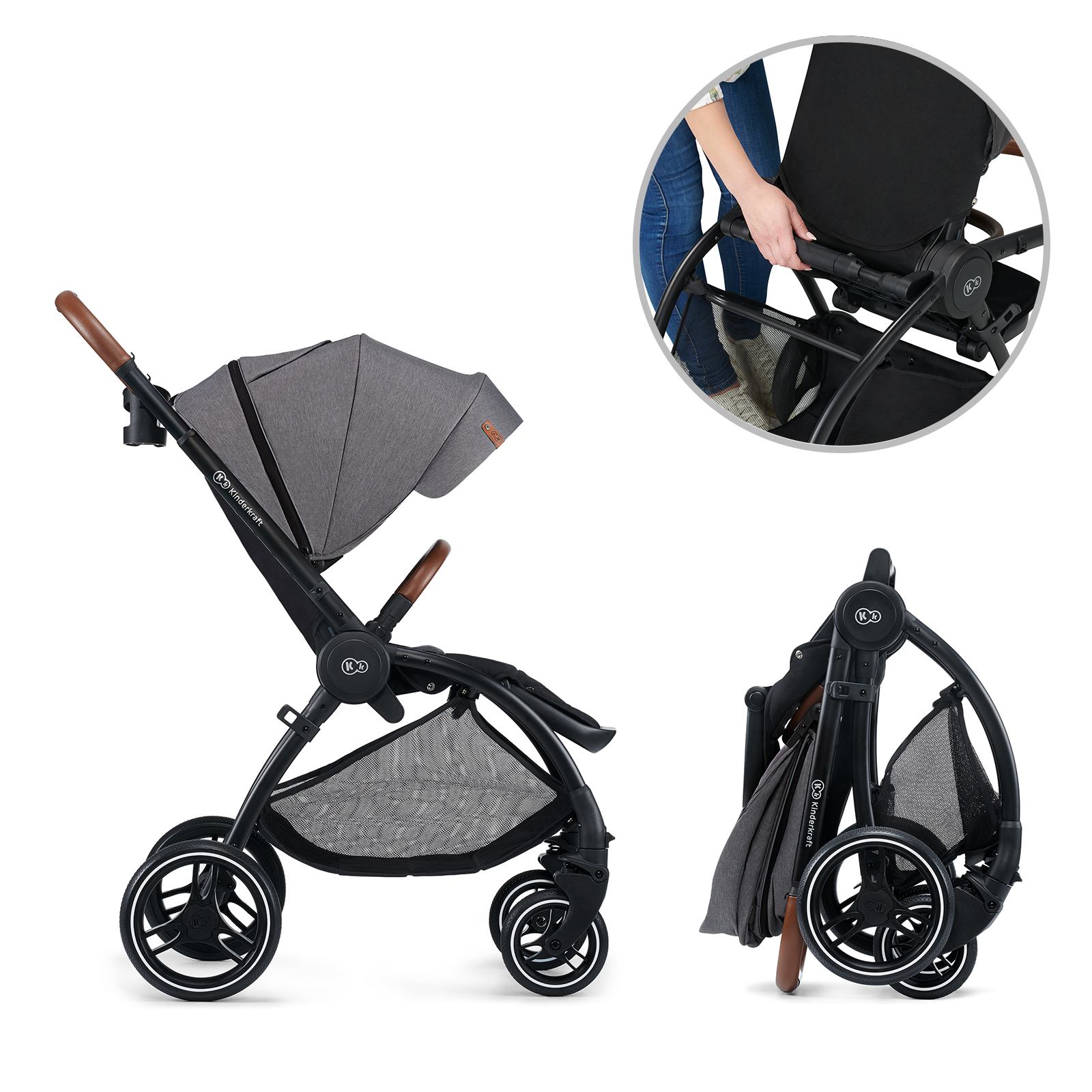 Коляска 2в1 Kinderkraft Evolution Cocoon - фото 20
