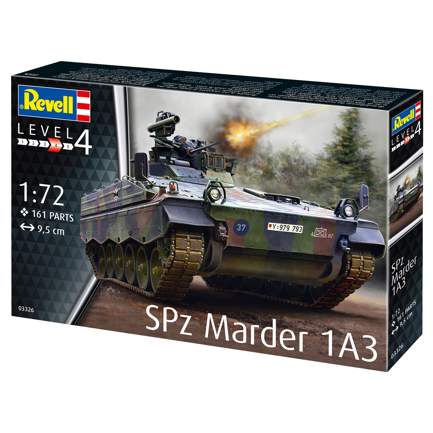 Сборная модель Revell Германская боевая машина пехоты SPz Marder 1A3 Куница 03326 - фото 3