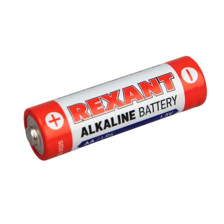 Алкалиновые батарейки REXANT пальчиковые AA/LR6 24 шт