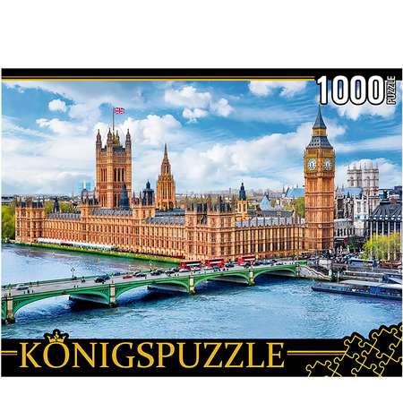 Пазл Рыжий кот Konigspuzzle Панорама Лондона ГИK1000-0637