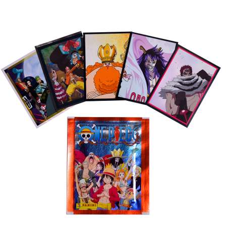 Наклейки коллекционные Panini One Piece 5 пакетиков в экоблистере