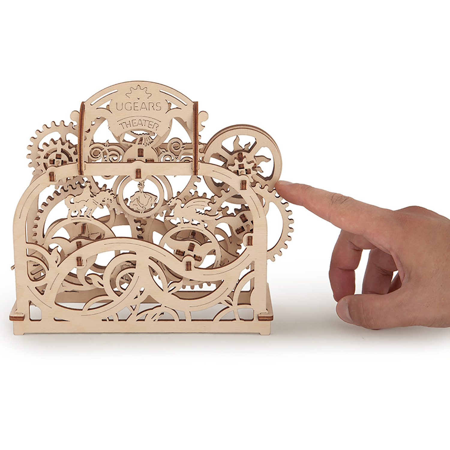 Сборная деревянная модель UGEARS Театр 3D-пазл механический конструктор 3D-пазл механический конструктор - фото 5