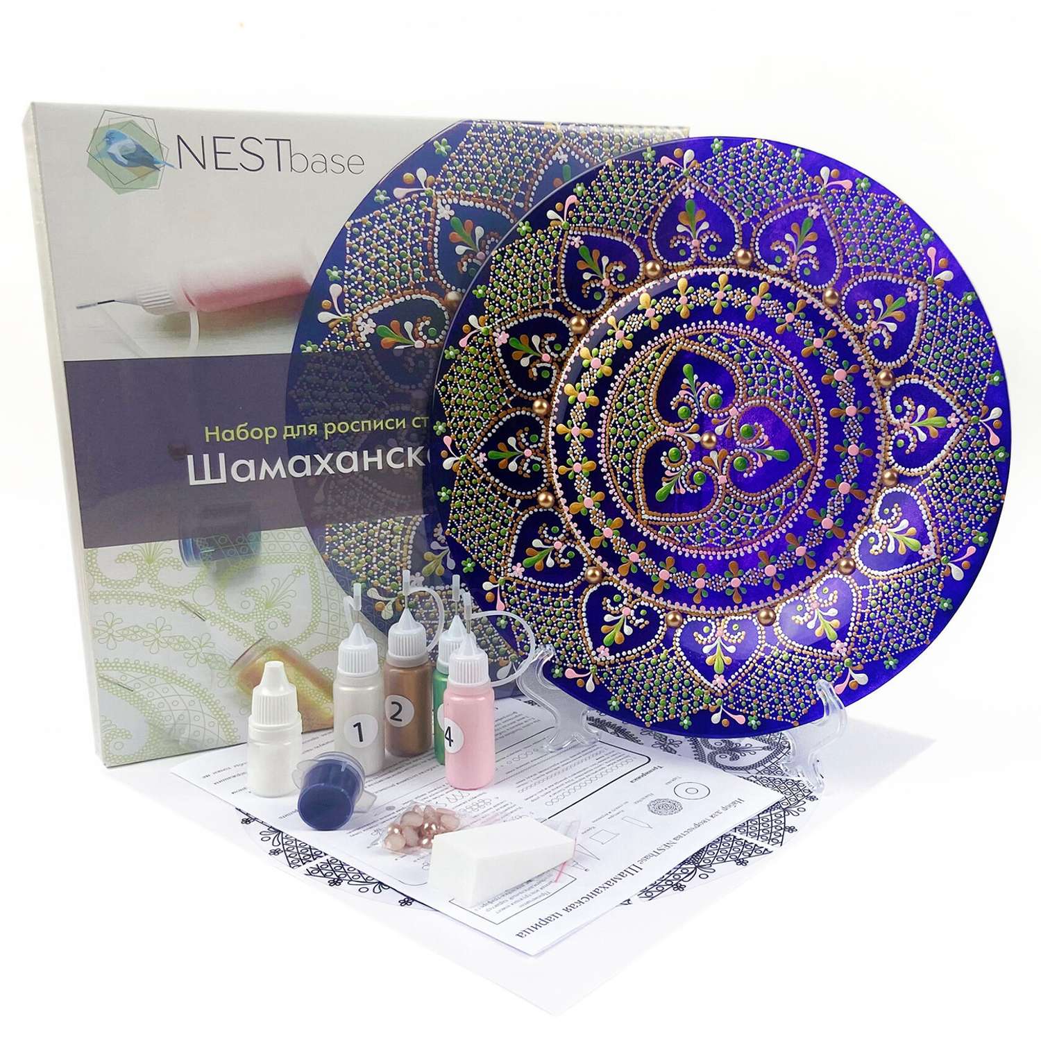 Набор для росписи тарелки NESTbase Шамаханская царица - фото 1